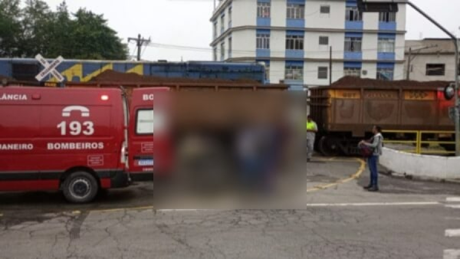 Mulher é atingida por trem em Barra Mansa e fica ferida